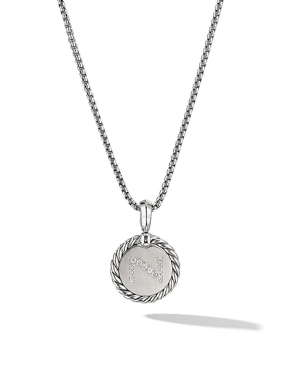 David Yurman Sterling Silver Cable Collectibles Initial Charm Product Image