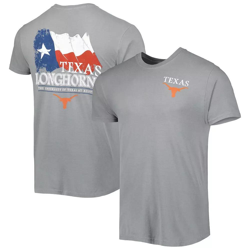 Men's Gray Texas Longhorns Hyperlocal Flying T-Shirt, Size: Medium, Grey Product Image