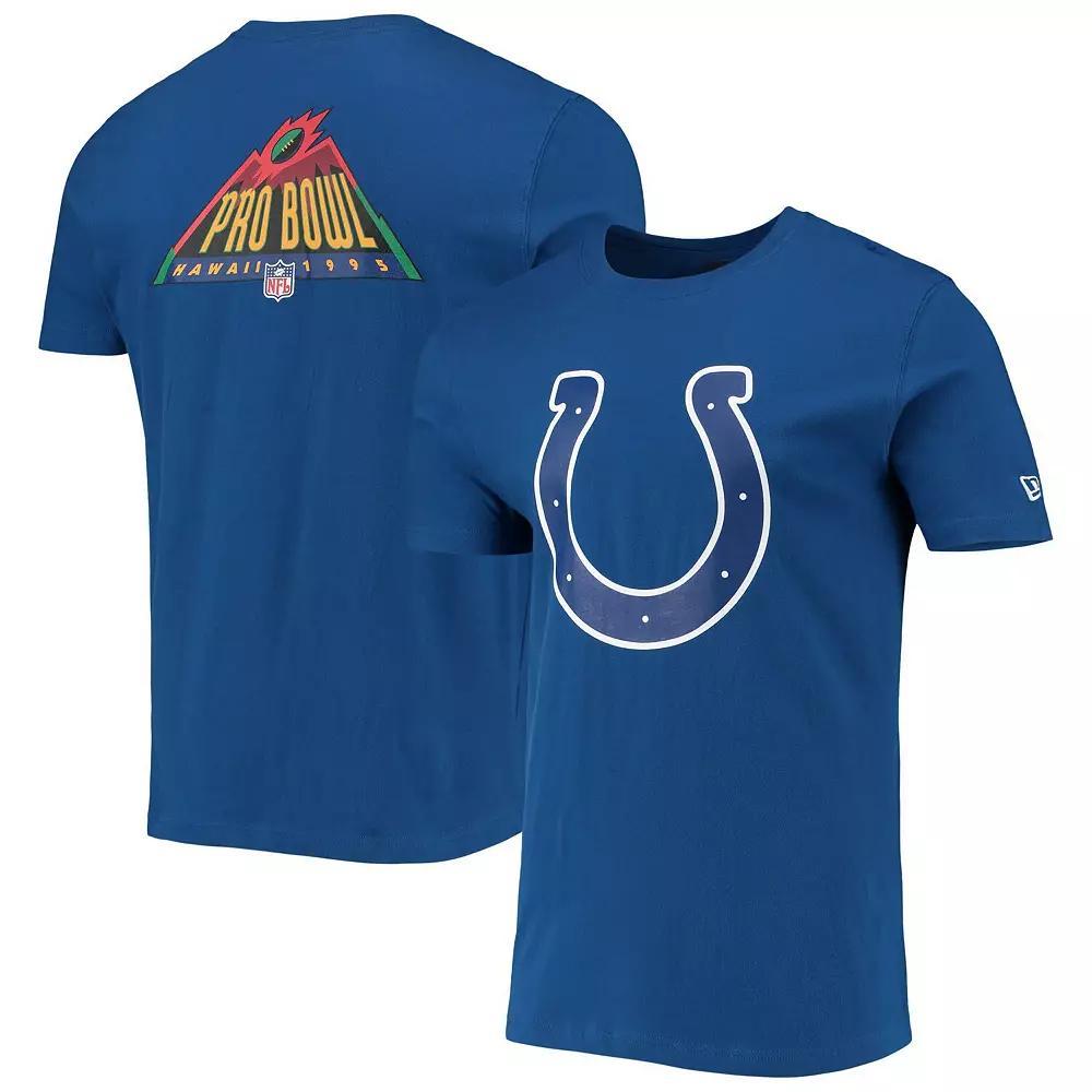 Men's New Era Royal Indianapolis Colts 1995 Pro Bowl T-Shirt, Size: 2XL, Blue Product Image