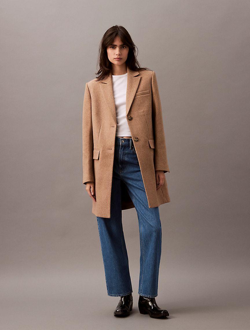 Tailored Single Breasted Coat Product Image