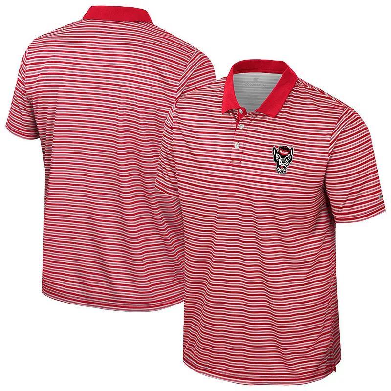 Men's Colosseum Green Baylor Bears Striped Polo, Size: Medium, Bay Green Product Image