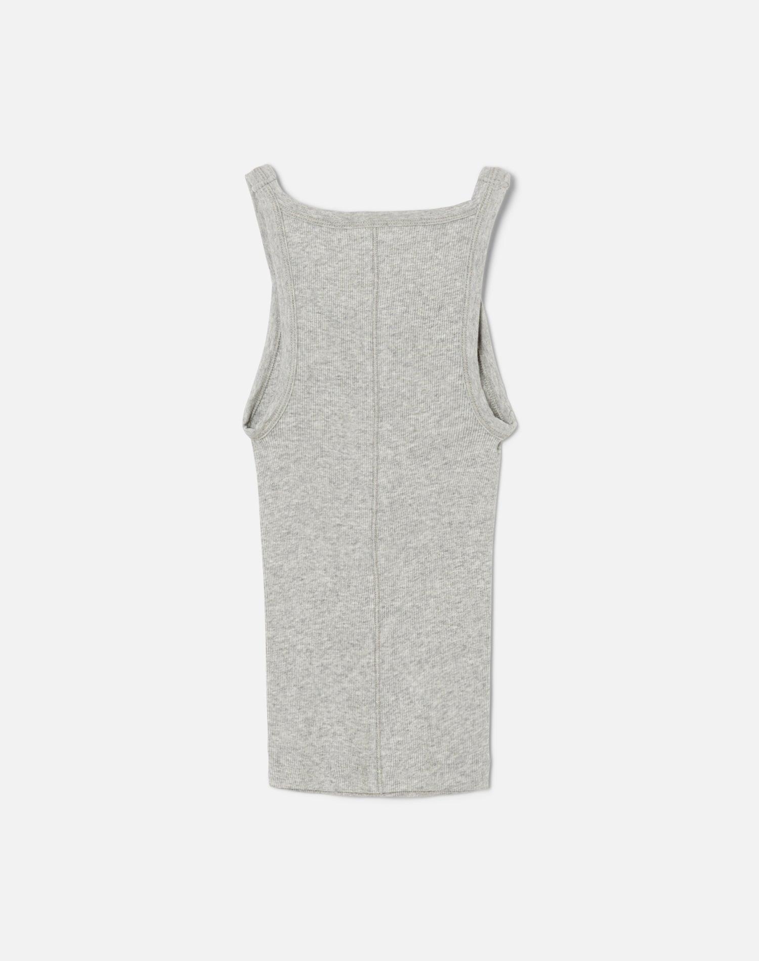 Hanes Ribbed Tank - Heather Grey Product Image