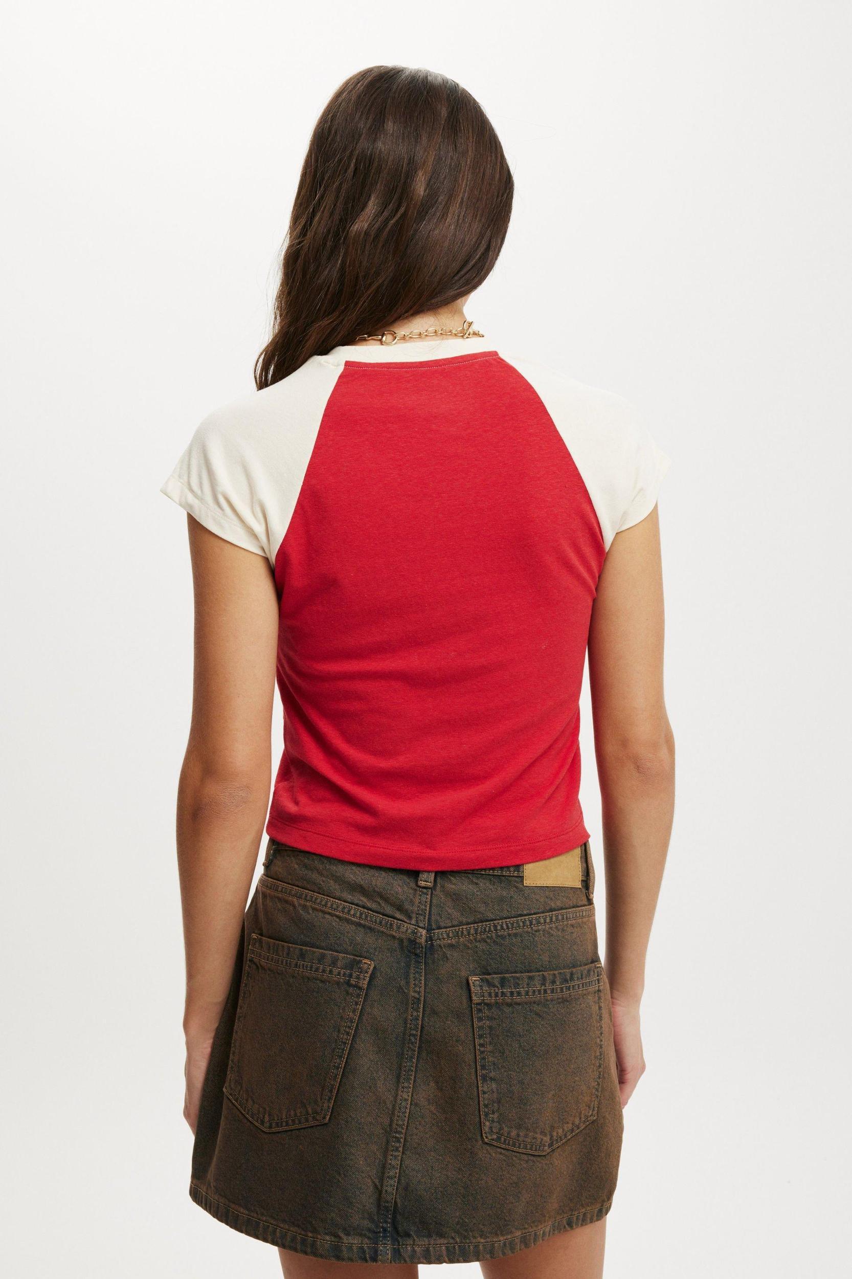 Retro Raglan Graphic Tee Product Image