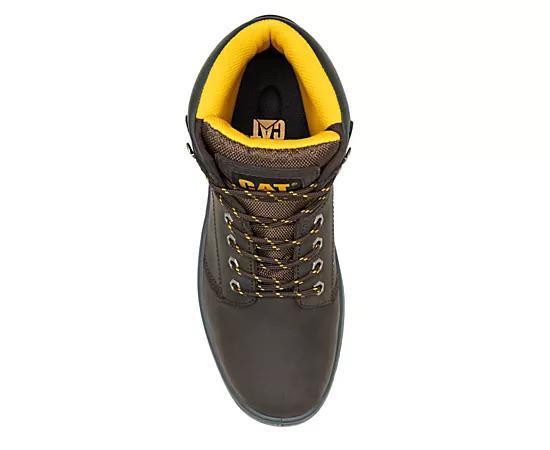 Caterpillar Striver Men's Steel Toe Leather Work Boots, Size: 12 Medium, Brown Product Image