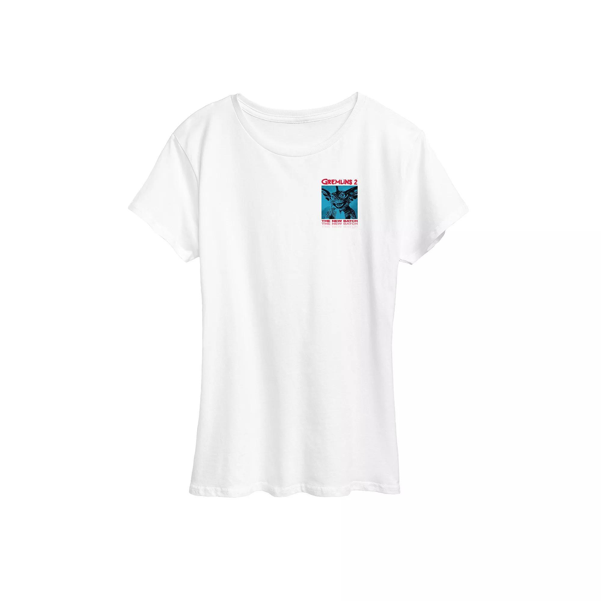 Womens Cat Face Graphic Tee, Girls Product Image