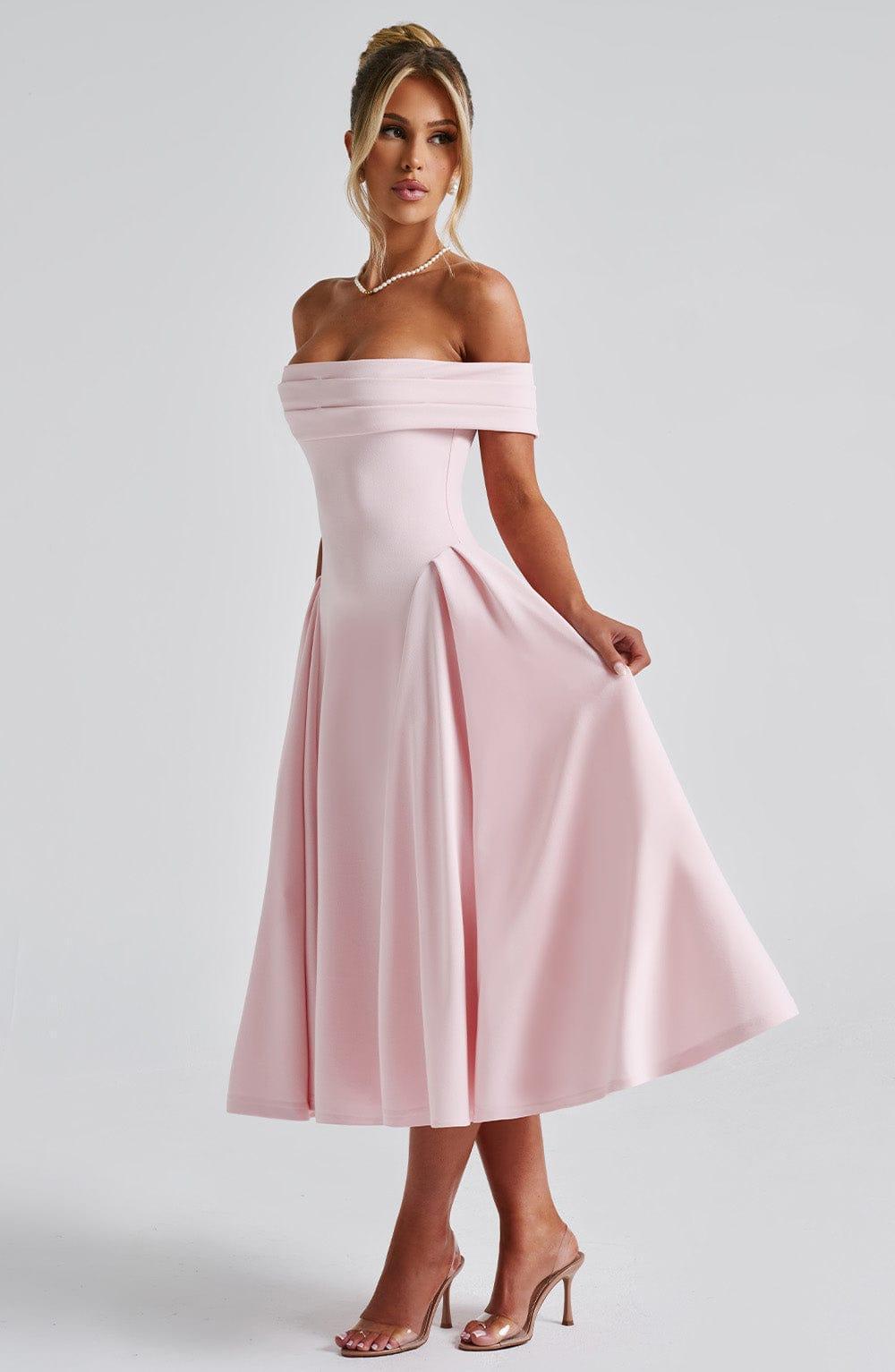 Miranda Midi Dress - Blush Product Image