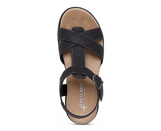 Eastland Kayla Women's Strappy Sandals, Size: 6, Black Product Image