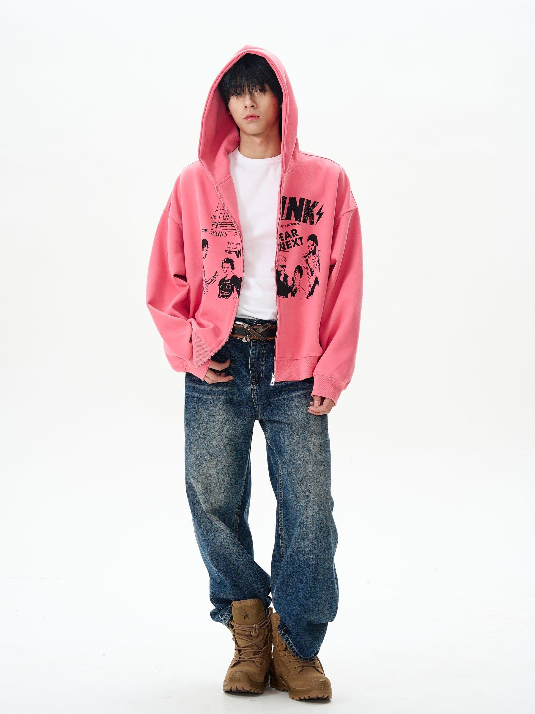 RT No. 12424 WASHED BLUE DENIM STRAIGHT JEANS Product Image
