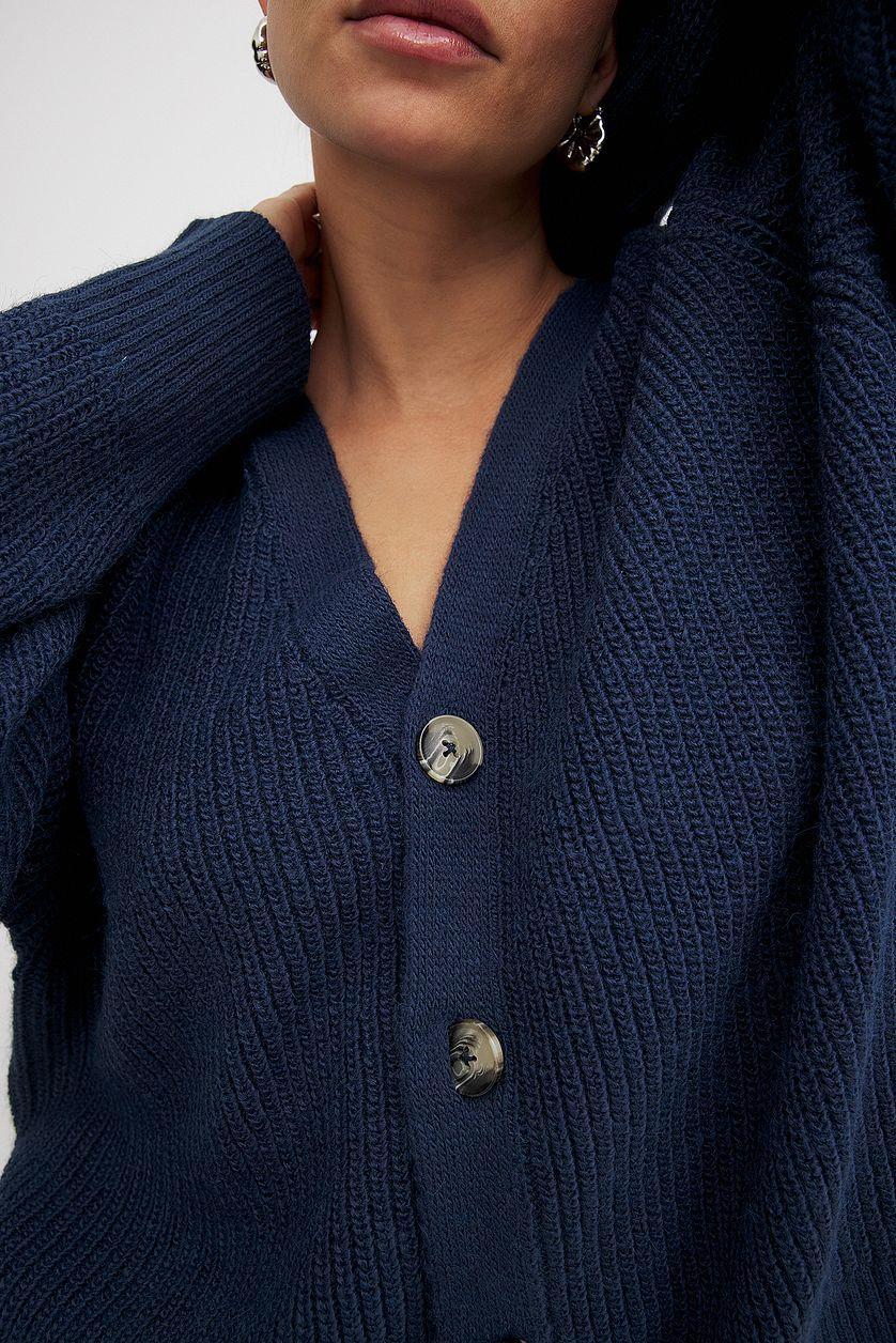 Oversized Knitted Cardigan Product Image