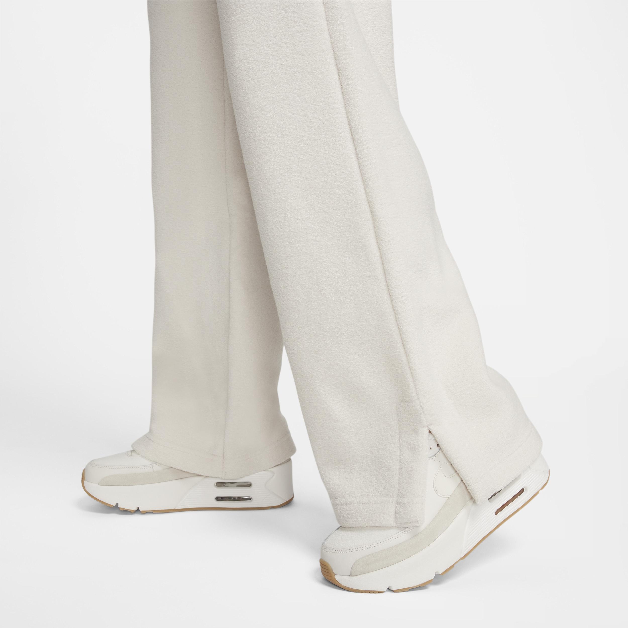 Womens Nike Sportswear Phoenix Plush High-Waisted Wide-Leg Cozy Fleece Pants Product Image