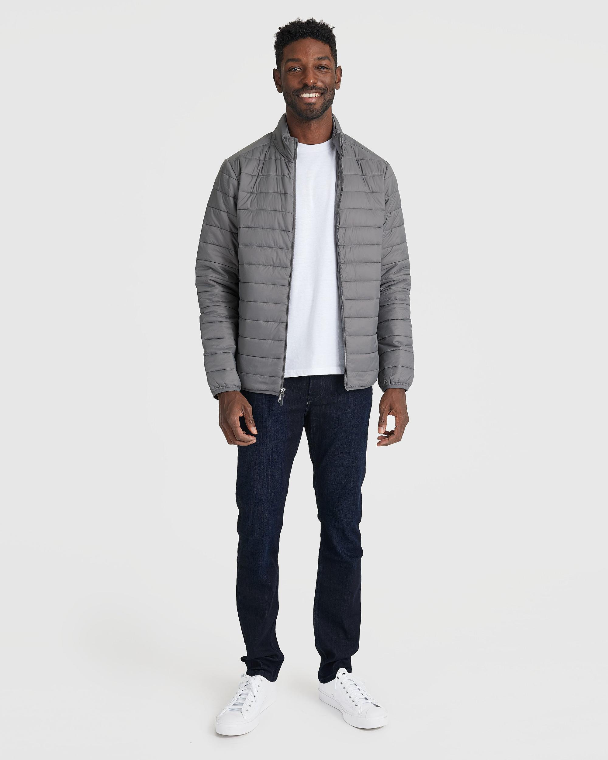 Gunmetal Puffer Jacket Product Image