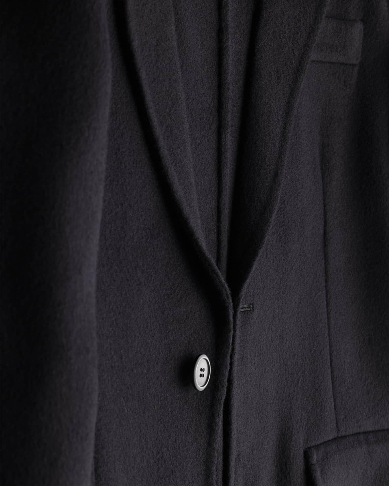 Men's Single-Breasted Cashmere Jacket Product Image