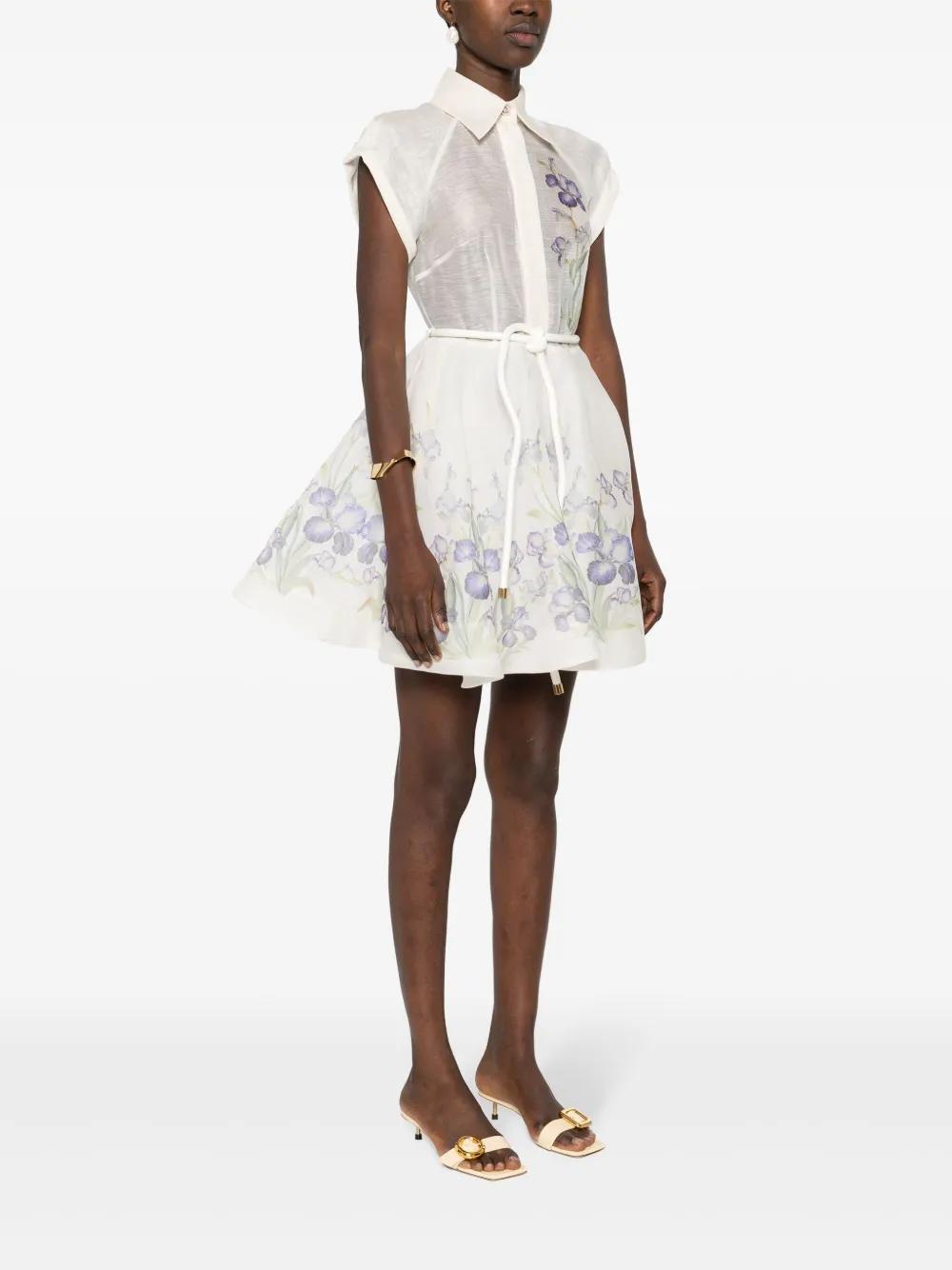 Natura Flip floral-print minidress Product Image
