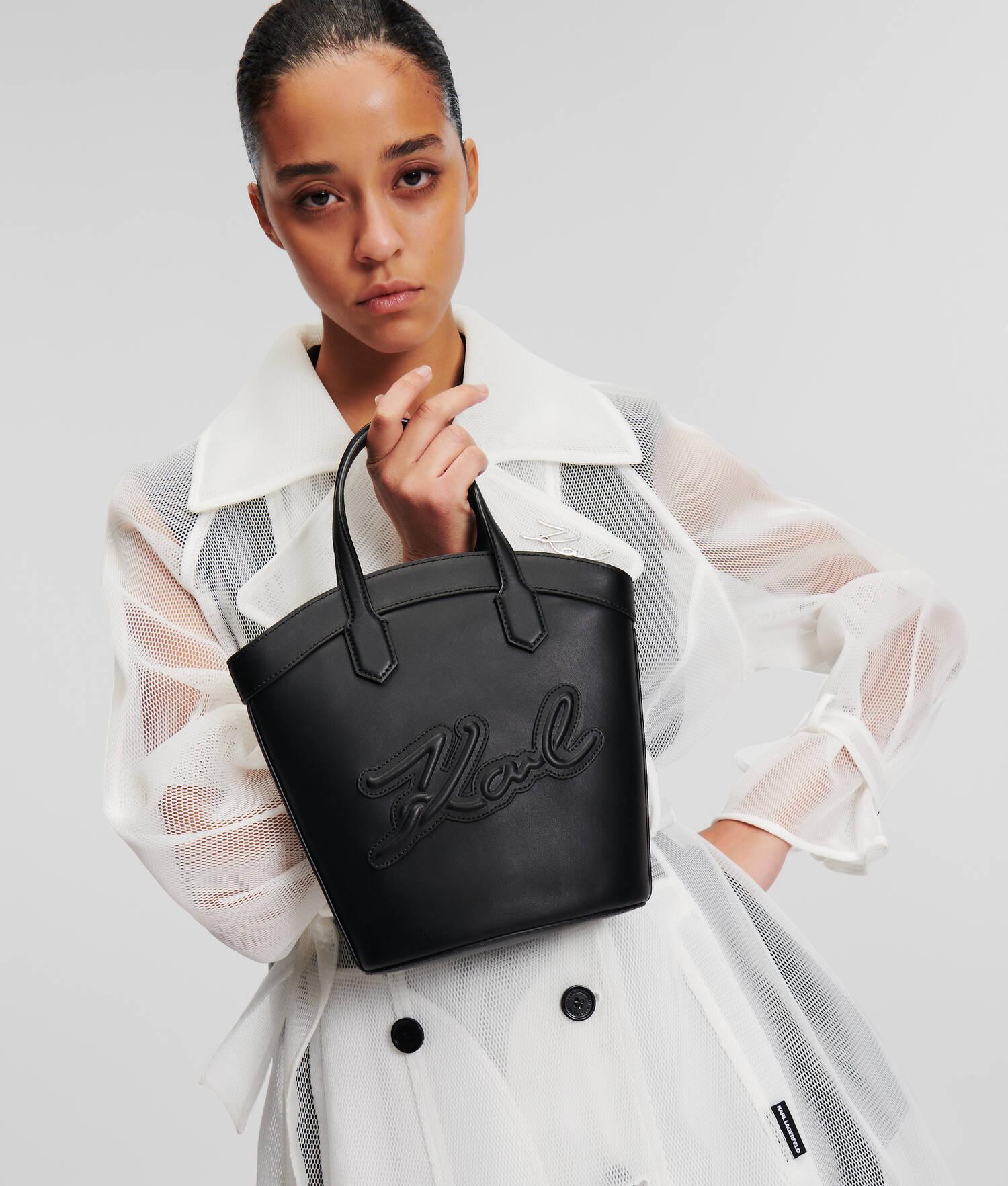 K/SIGNATURE TULIP SMALL TOTE BAG Product Image