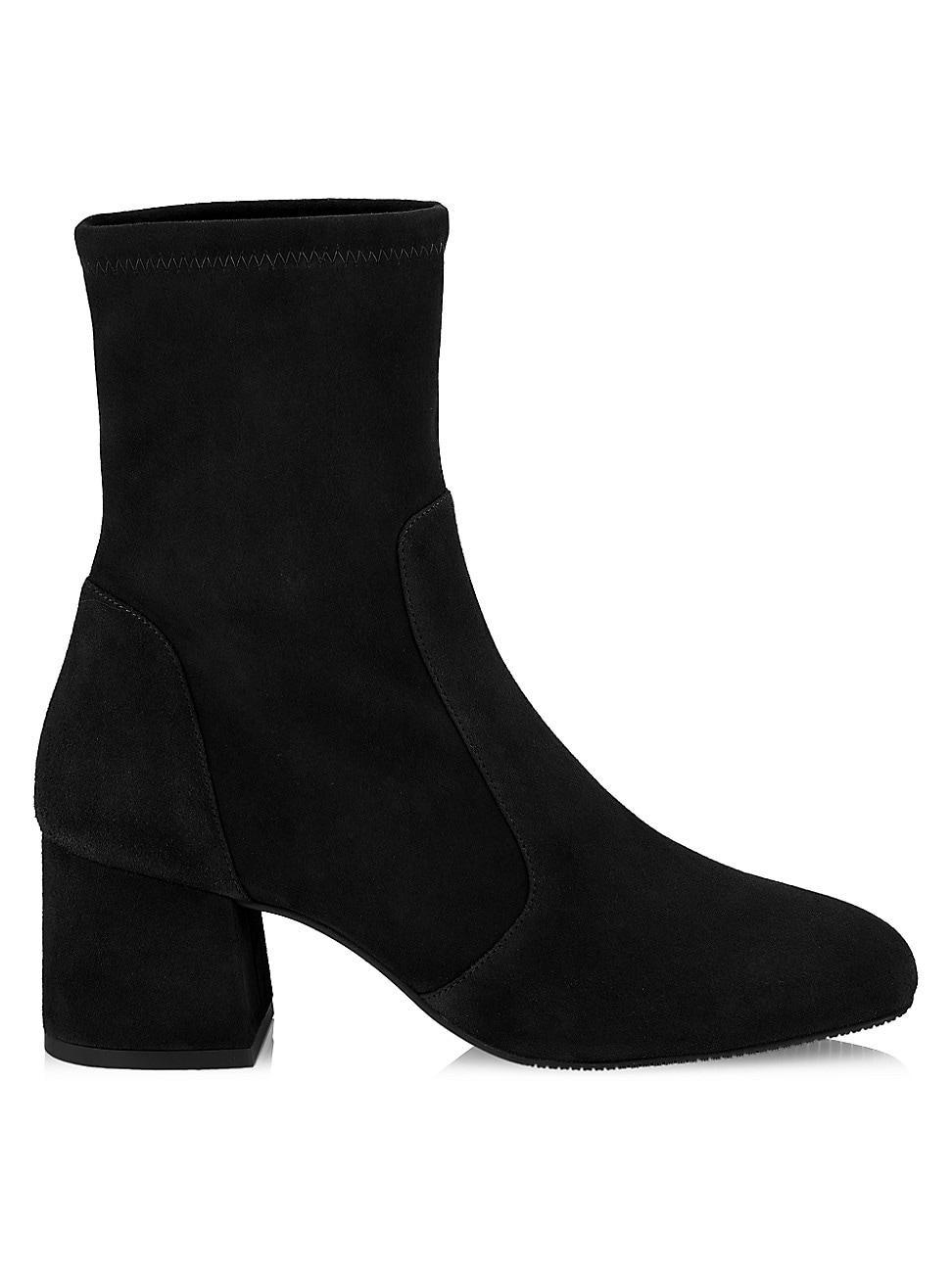 Sleek Suede Sock Booties Product Image