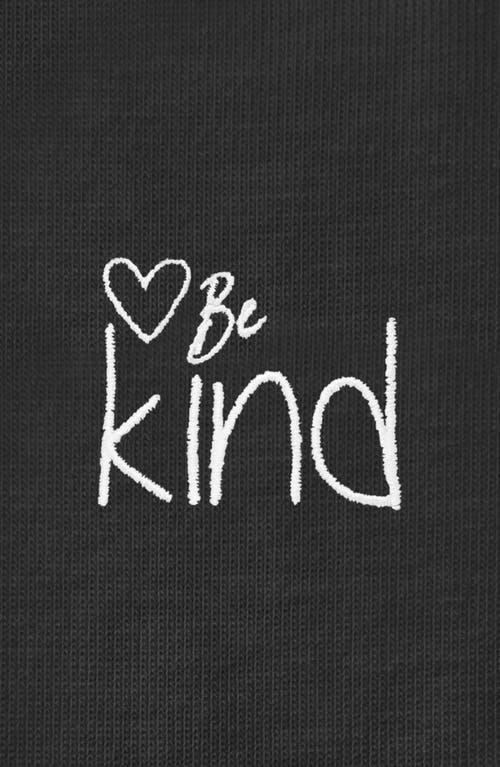 Dalix Be Kind Womens Relaxed Tee in Dark Gray at Nordstrom, Size X-Small Product Image