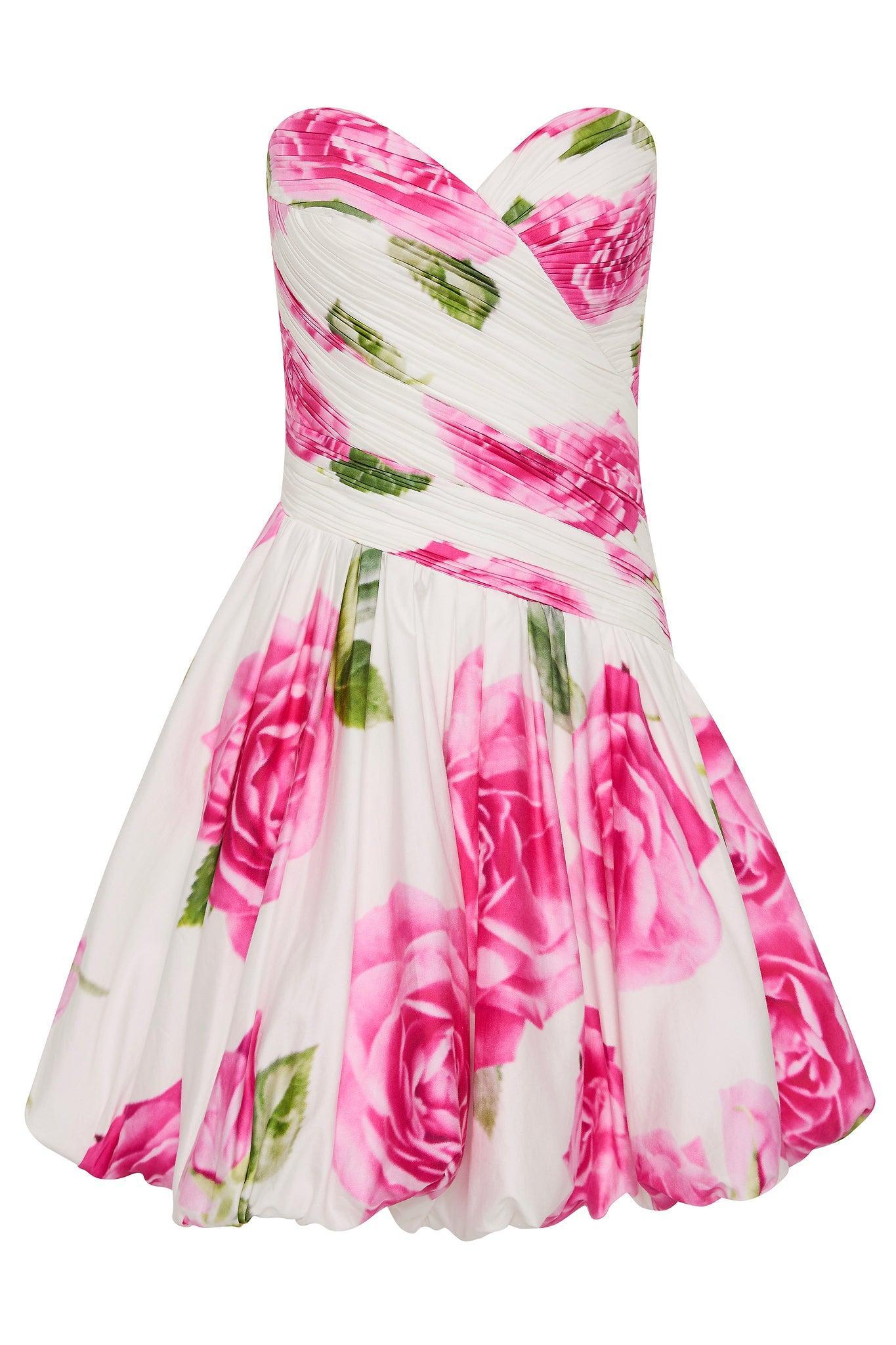 Olea Bubble Hem Mini Dress Product Image