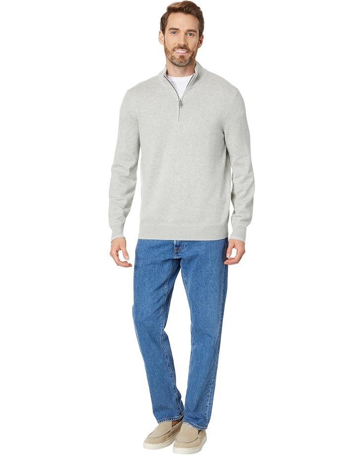 Cotton Half Zip Knitted Jumper Product Image