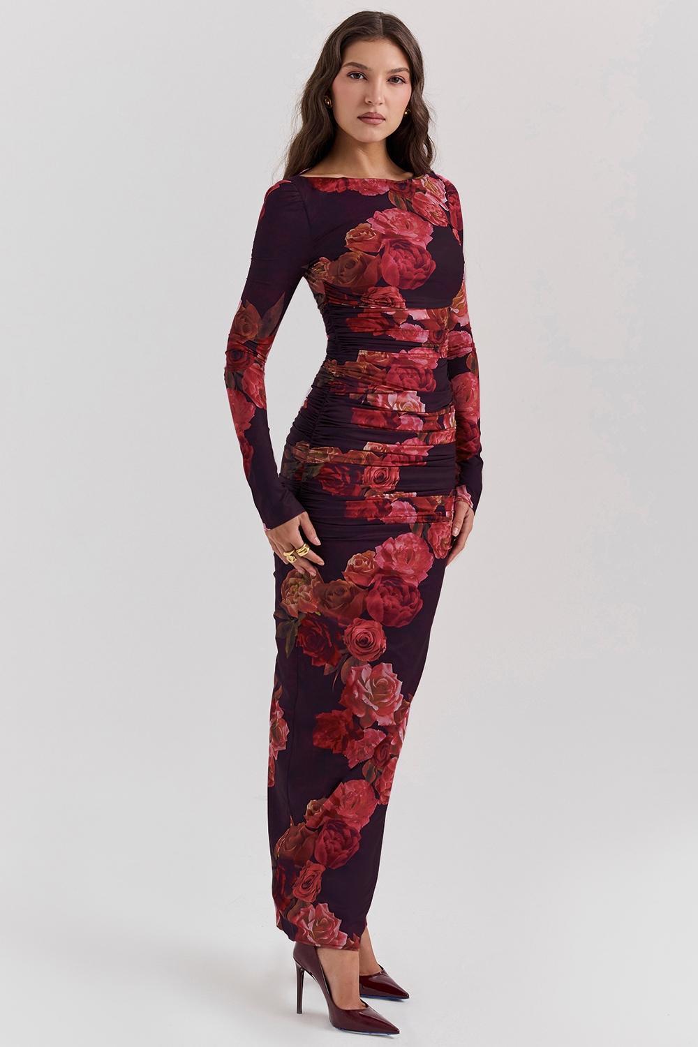 Lanetta Romantic Floral Maxi Dress Product Image