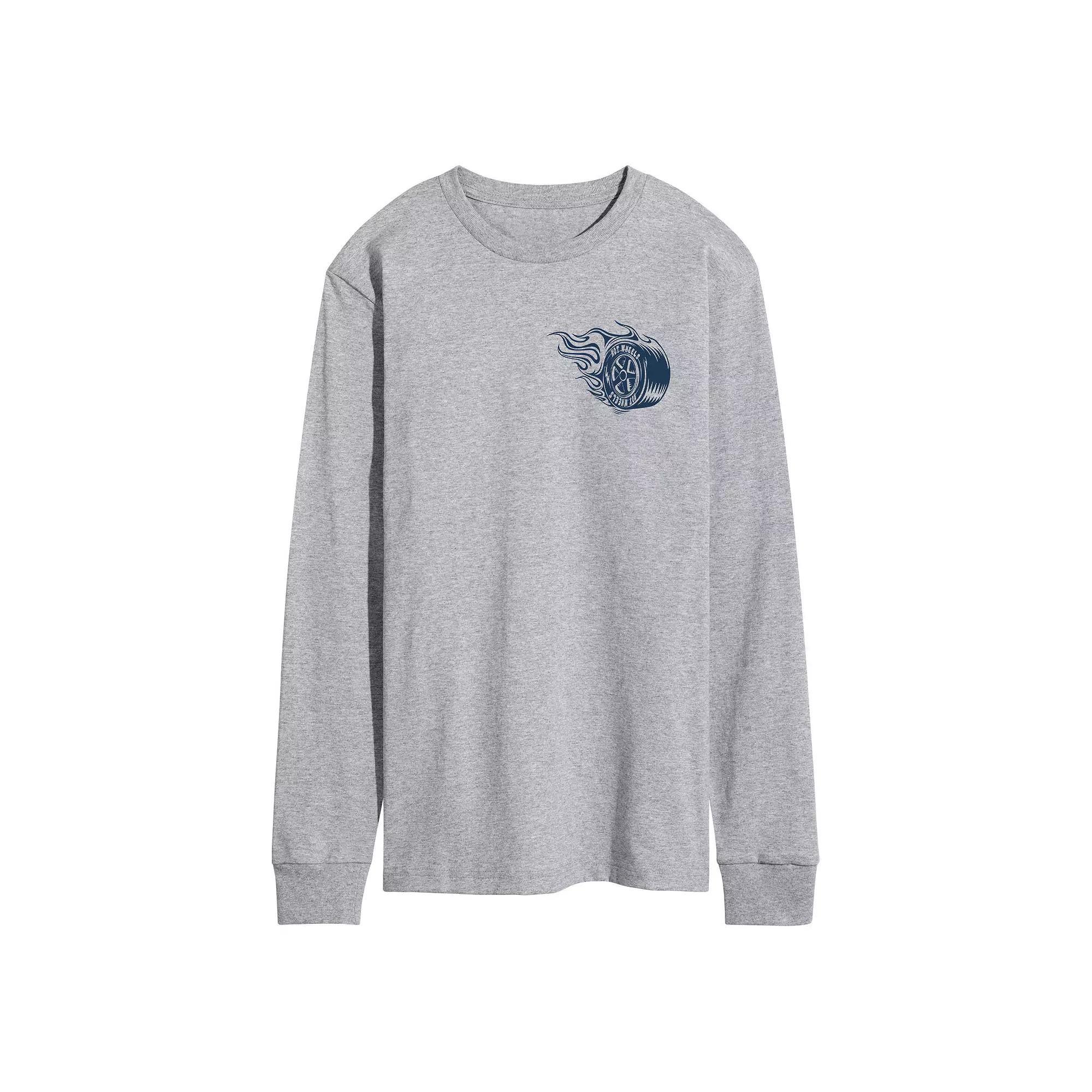 Mens Hot Wheels On Fire Tee Product Image