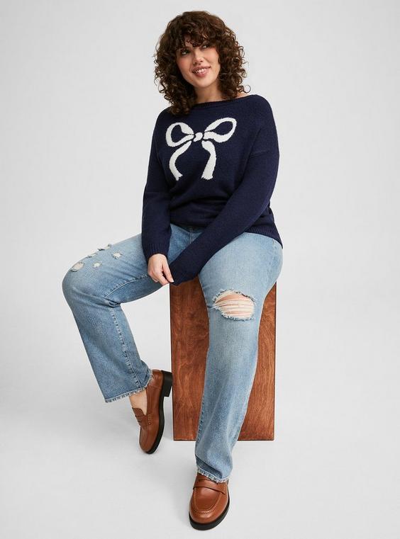 Vegan Cashmere Boat Neck Pullover Product Image