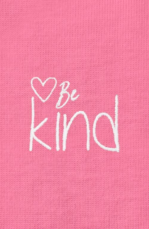 Dalix Be Kind Womens Relaxed Tee in Charity Pink at Nordstrom, Size Xx-Large Product Image