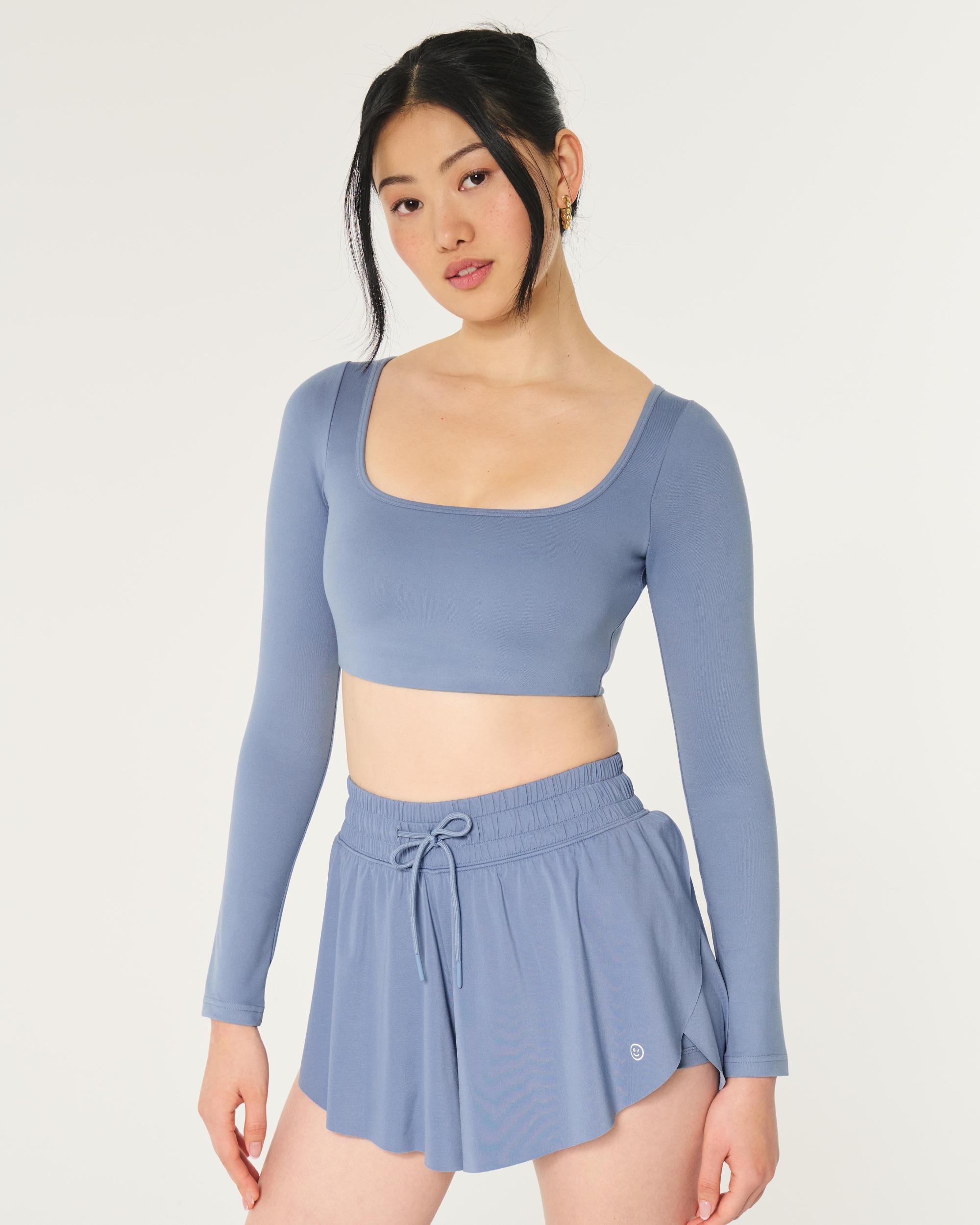 Gilly Hicks Active Recharge Ultra-Crop Long-Sleeve Top Product Image