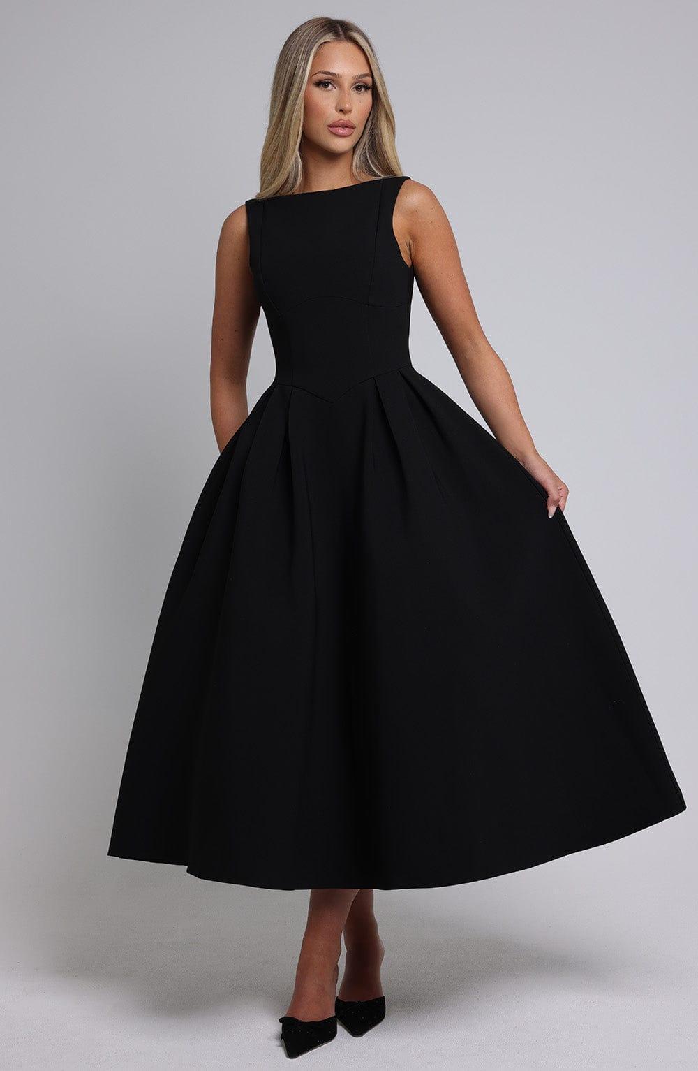 Clarabella Midi Dress - Black Product Image