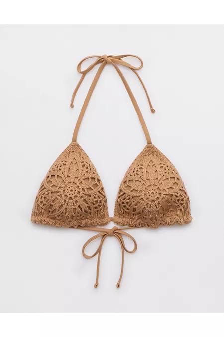 Aerie The Sun-Lover Crochet Bikini Top Women's Product Image