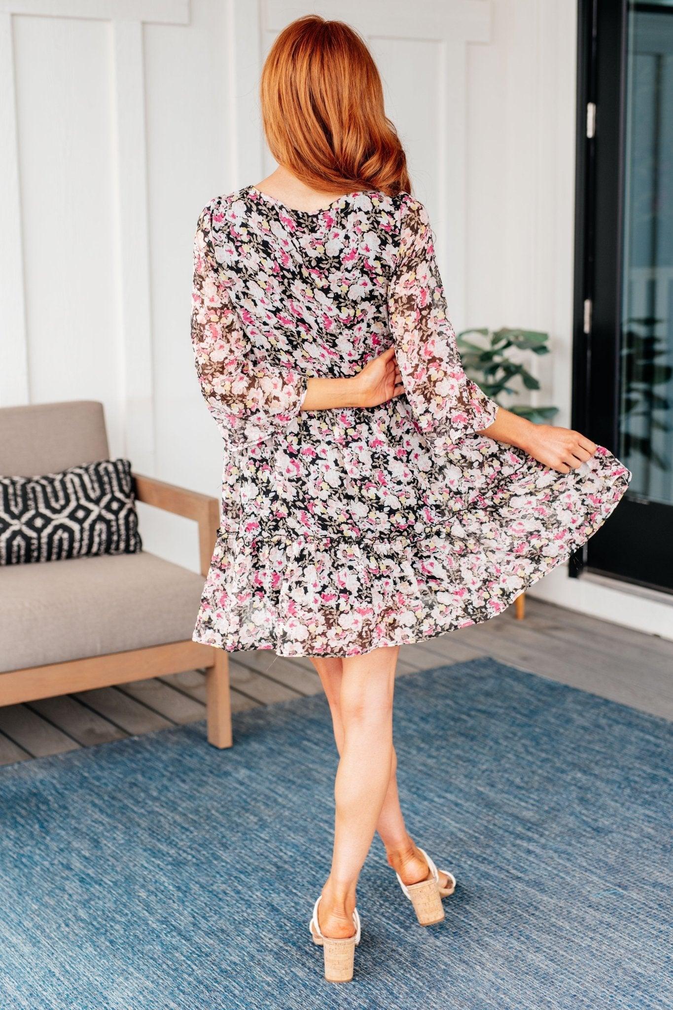 Just a Flirt Pleated Skirt in Magenta Product Image