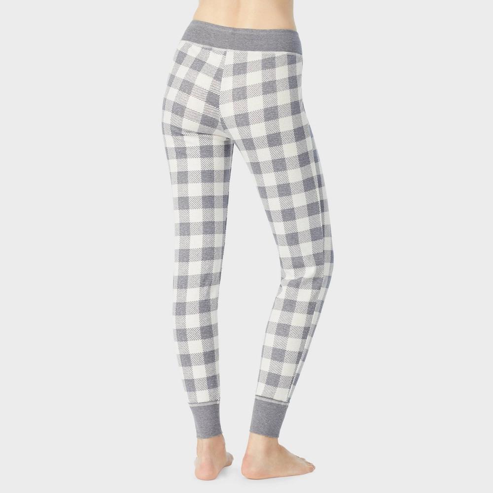 Warm Essentials by Cuddl Duds Womens Waffle Thermal Leggings - Graphite Heather Product Image