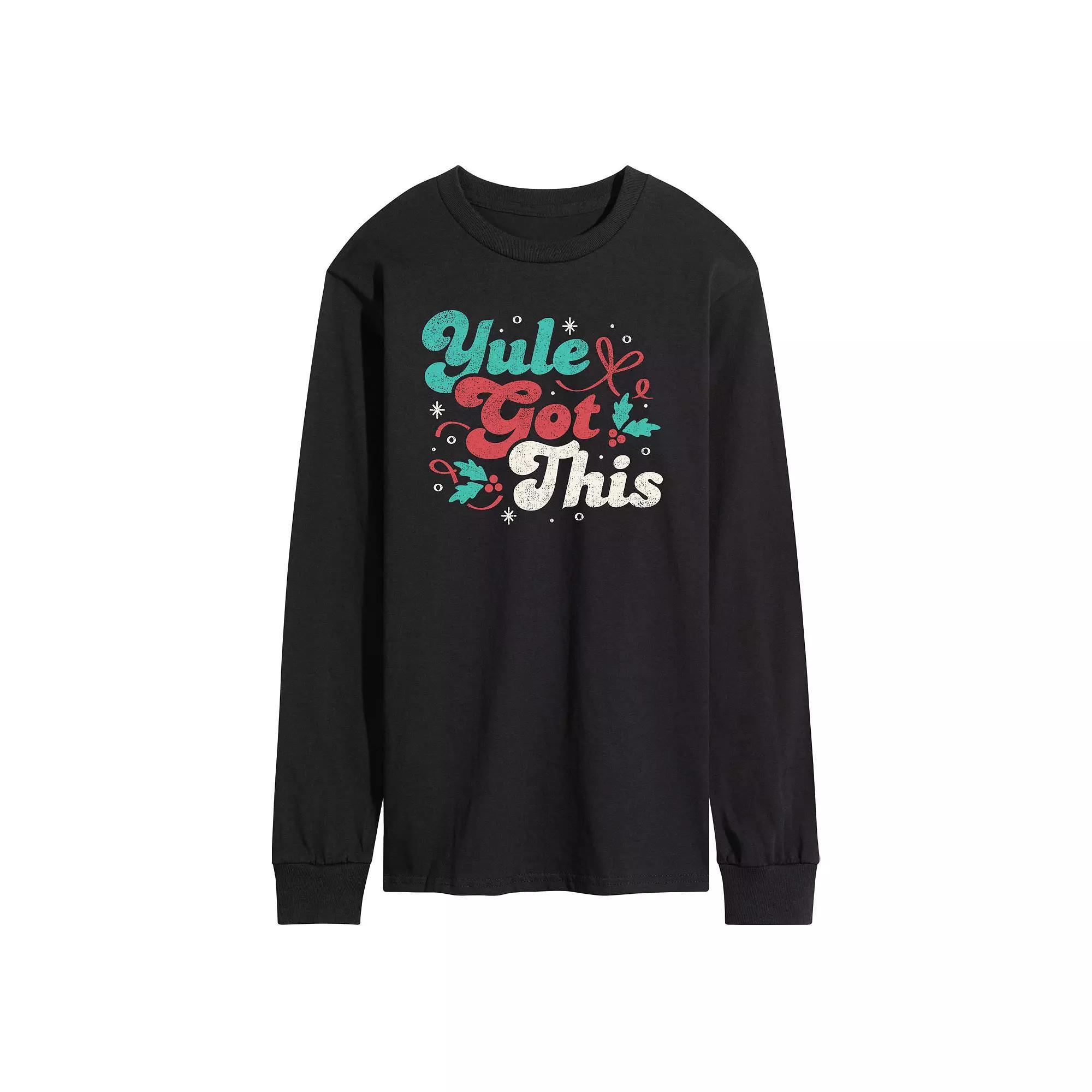 Mens Yule Got This Long Sleeve Graphic Tee Product Image