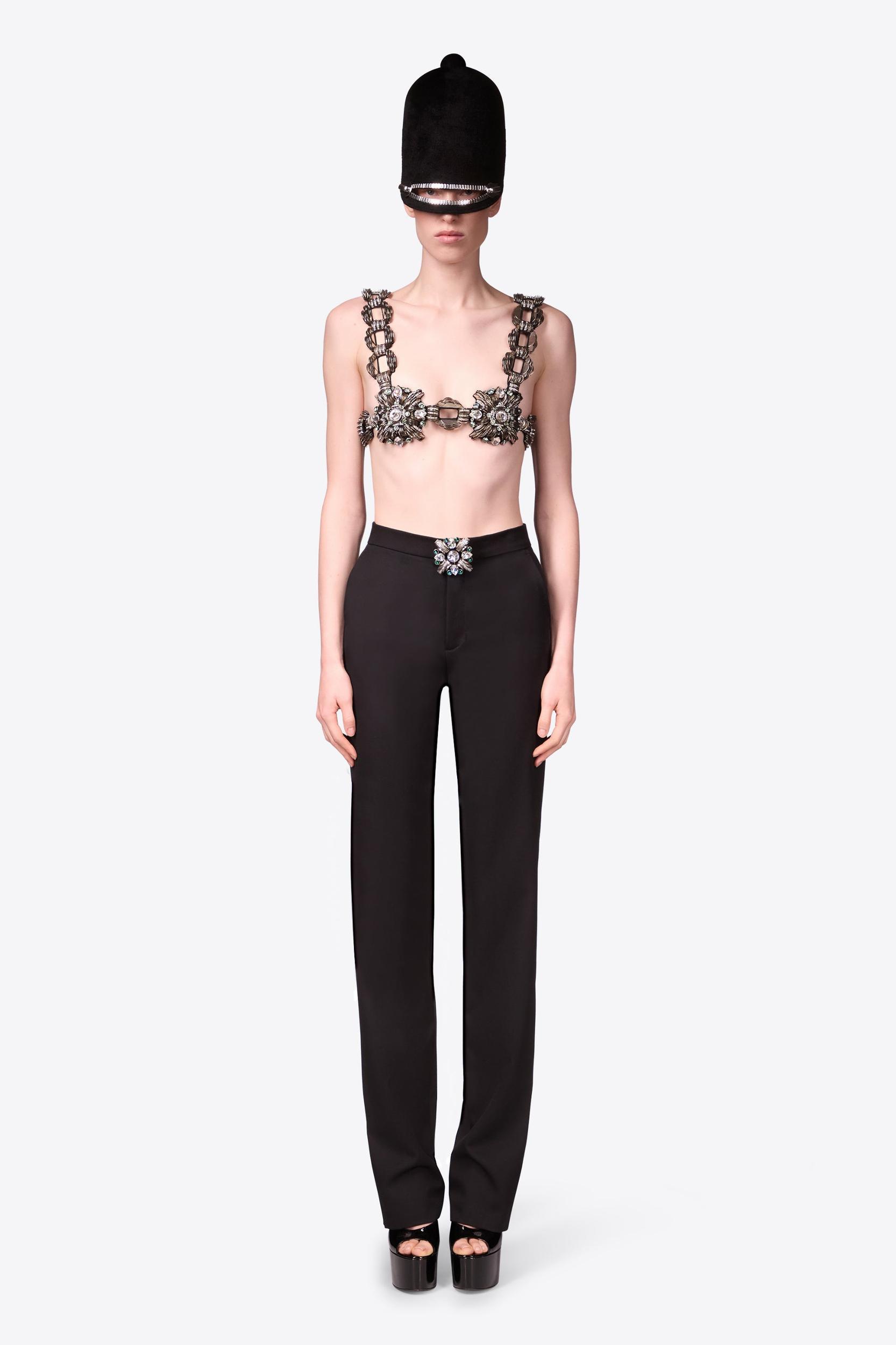Crystal Brooch Trouser Product Image