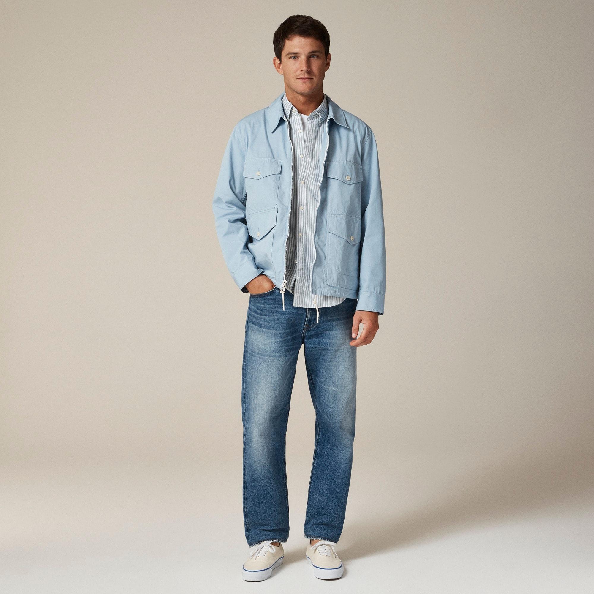 Cruiser jacket in cotton poplin Product Image