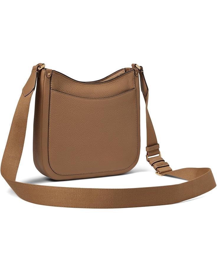 Knott Croc Embossed Leather Medium Crossbody Tote Product Image