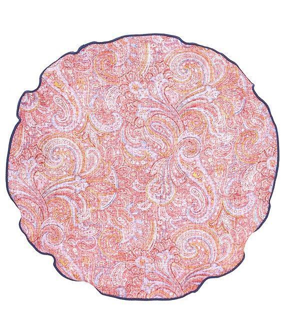 Edward Armah Paisley Floral Silk Pocket Square Product Image