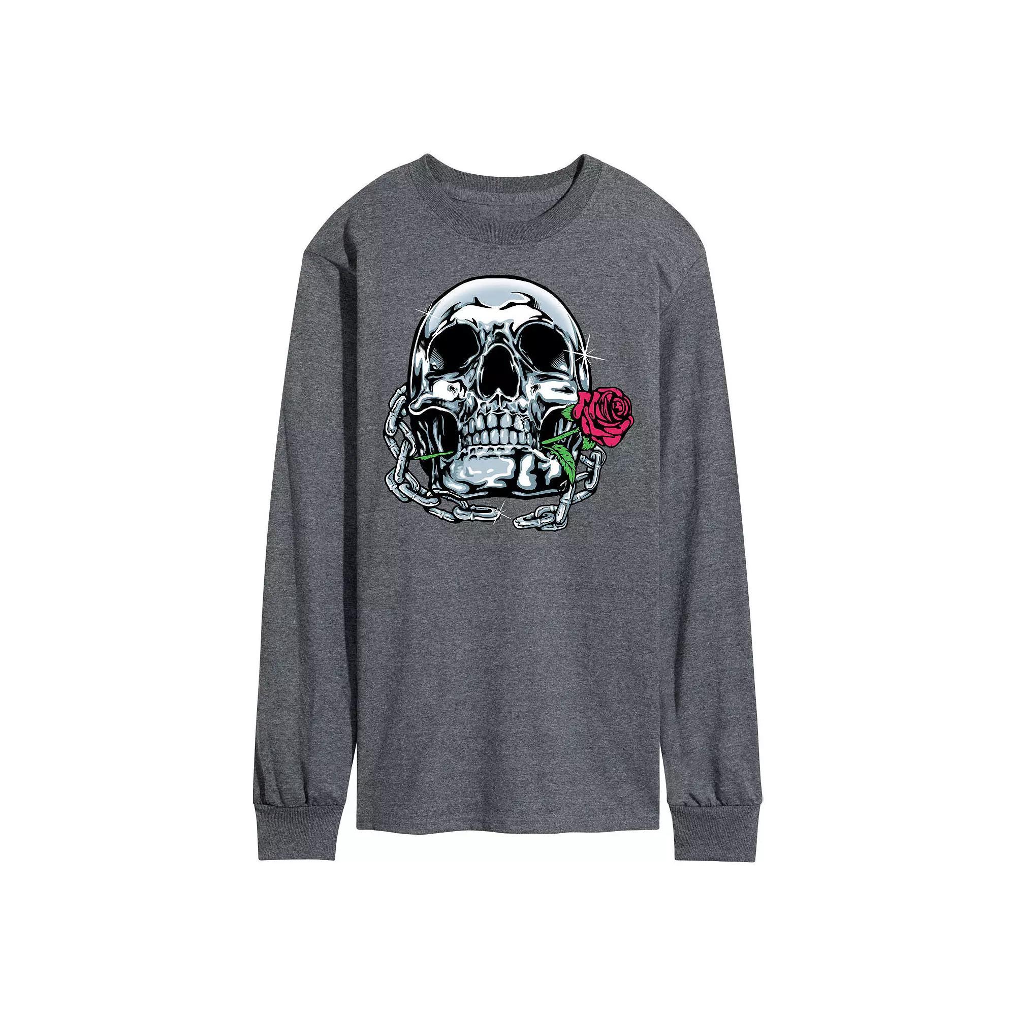 Mens Shiny Skull Tee Product Image