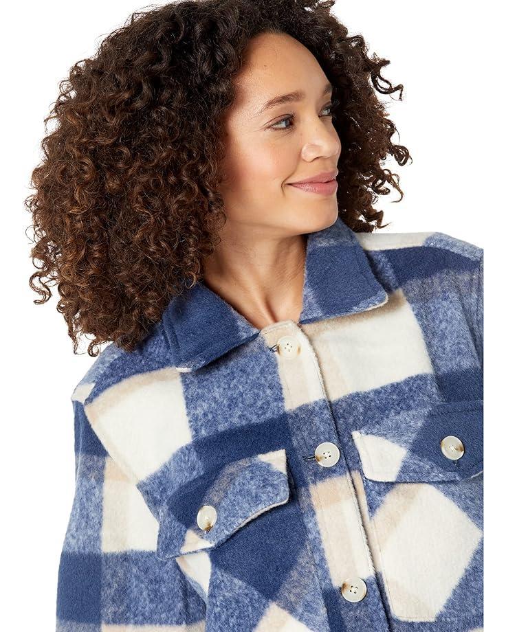 Women's Blank NYC Plaid Shirt Jacket in Keep Rolling Product Image