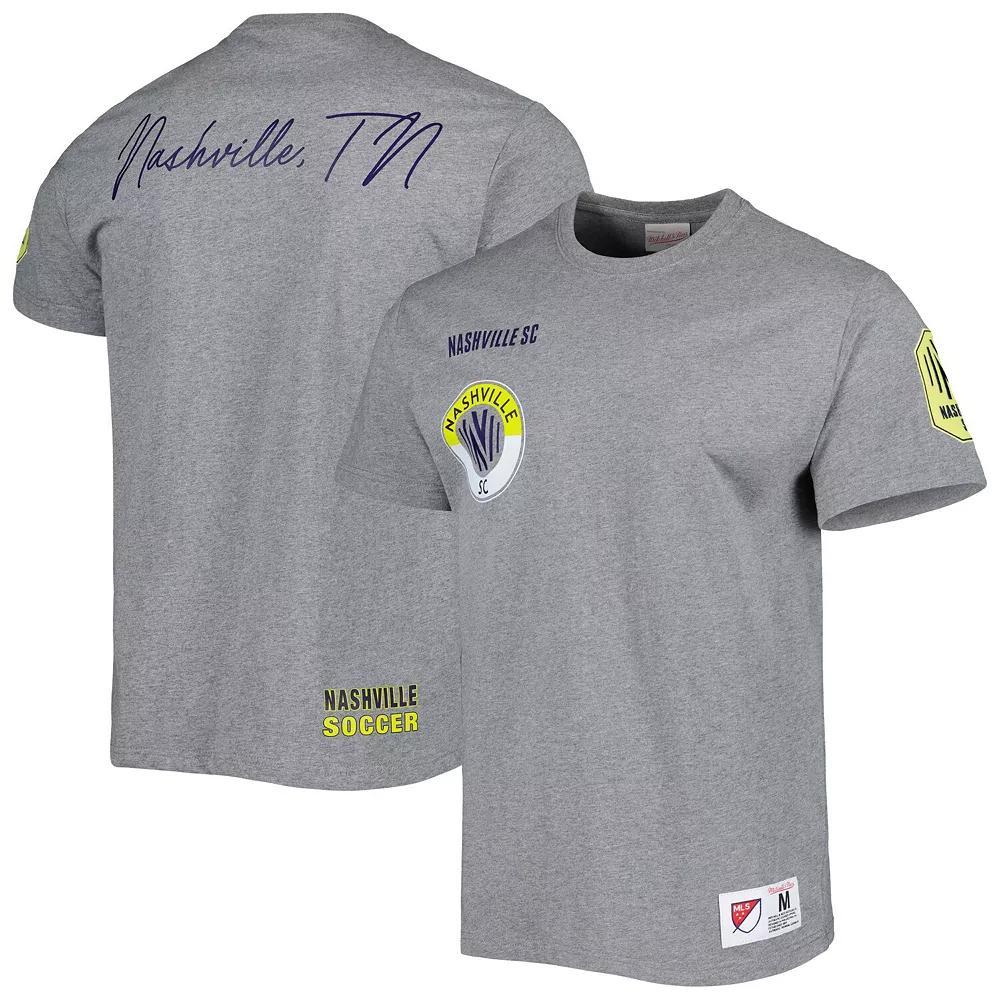 Men's Mitchell & Ness Gray Nashville SC City Tee, Size: 2XL, Mls Grey Product Image