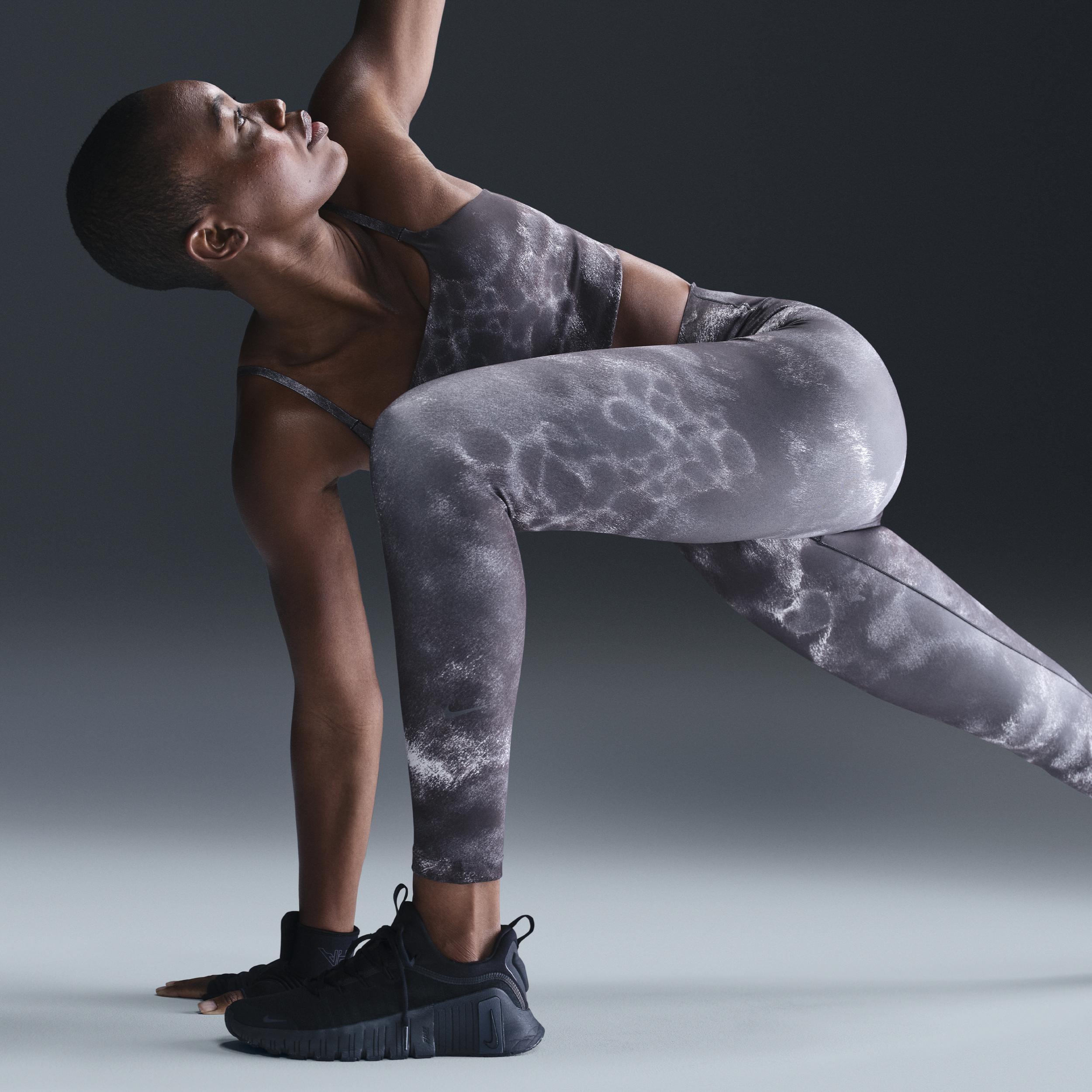 Nike One Women's High-Waisted 7/8 Printed Leggings Product Image