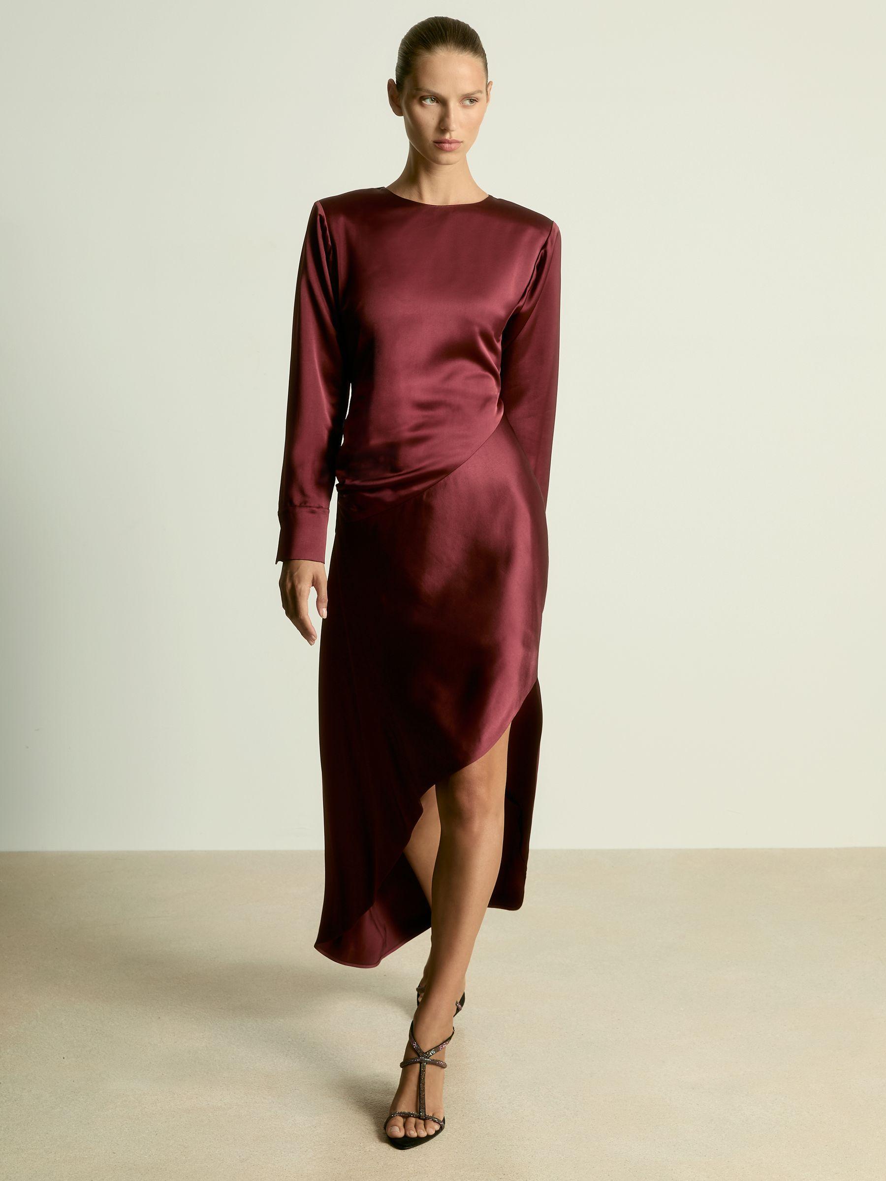 Petite Linen Belted Sleeveless Midi Dress in Neutral Product Image