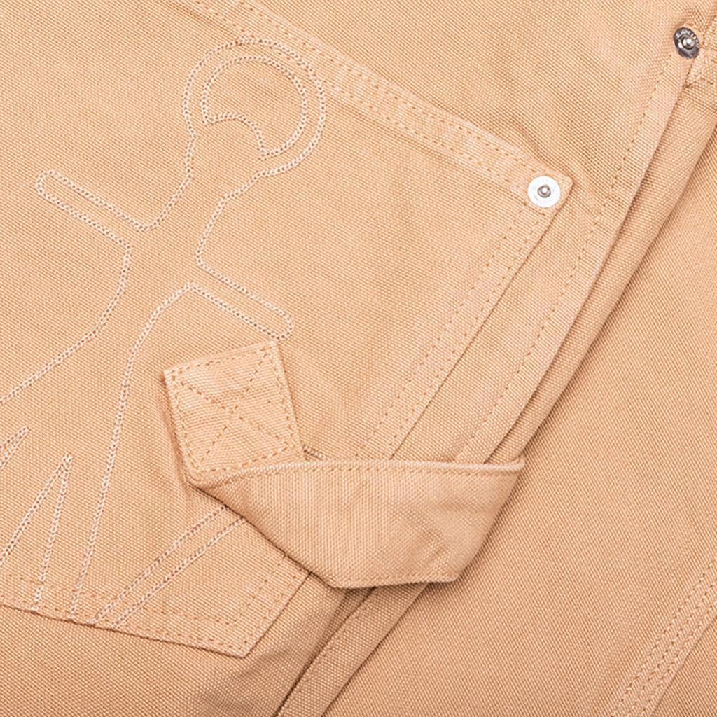 Twisted Workwear Trousers - Flax Male Product Image