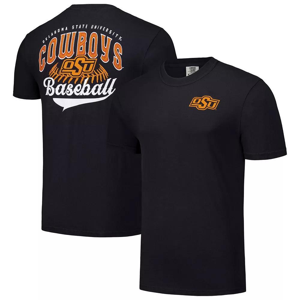 Men's Black Oklahoma State Cowboys Baseball Comfort Colors T-Shirt, Size: XL Product Image