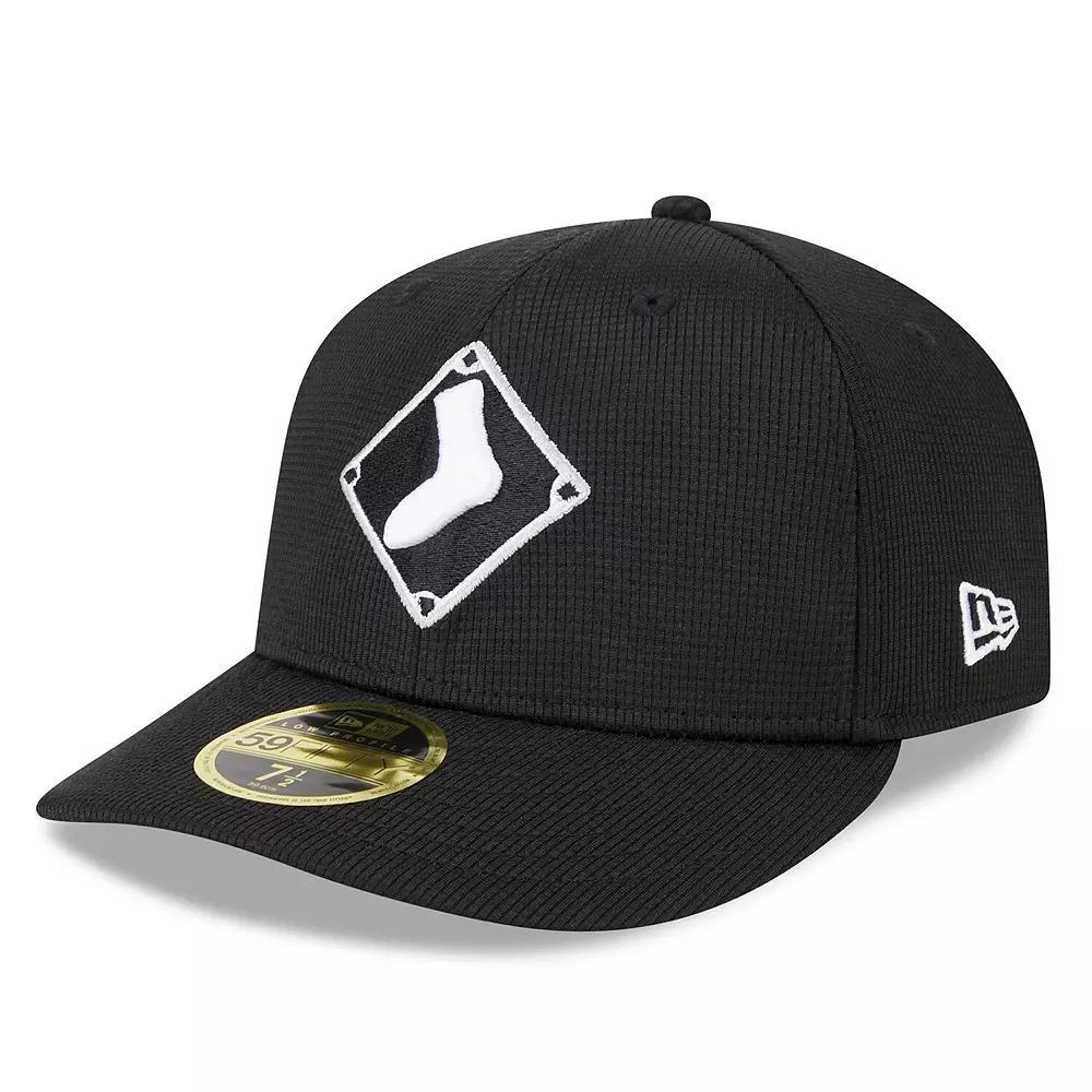 Men's New Era  Black Chicago White Sox 2024 Batting Practice Low Profile 59FIFTY Fitted Hat, Size: 8 Product Image