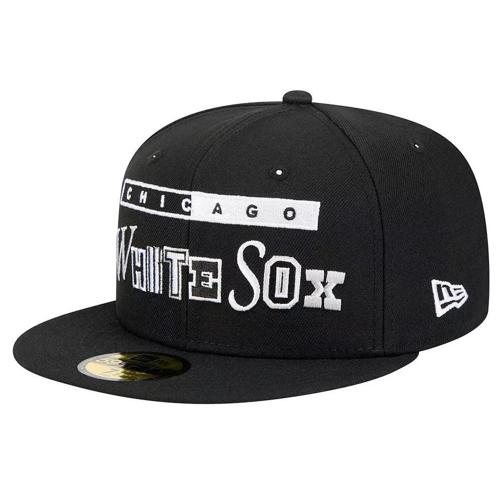 Men's New Era Black Chicago White Sox Ransom 59FIFTY Fitted Hat, Size: 7 3/4 Product Image