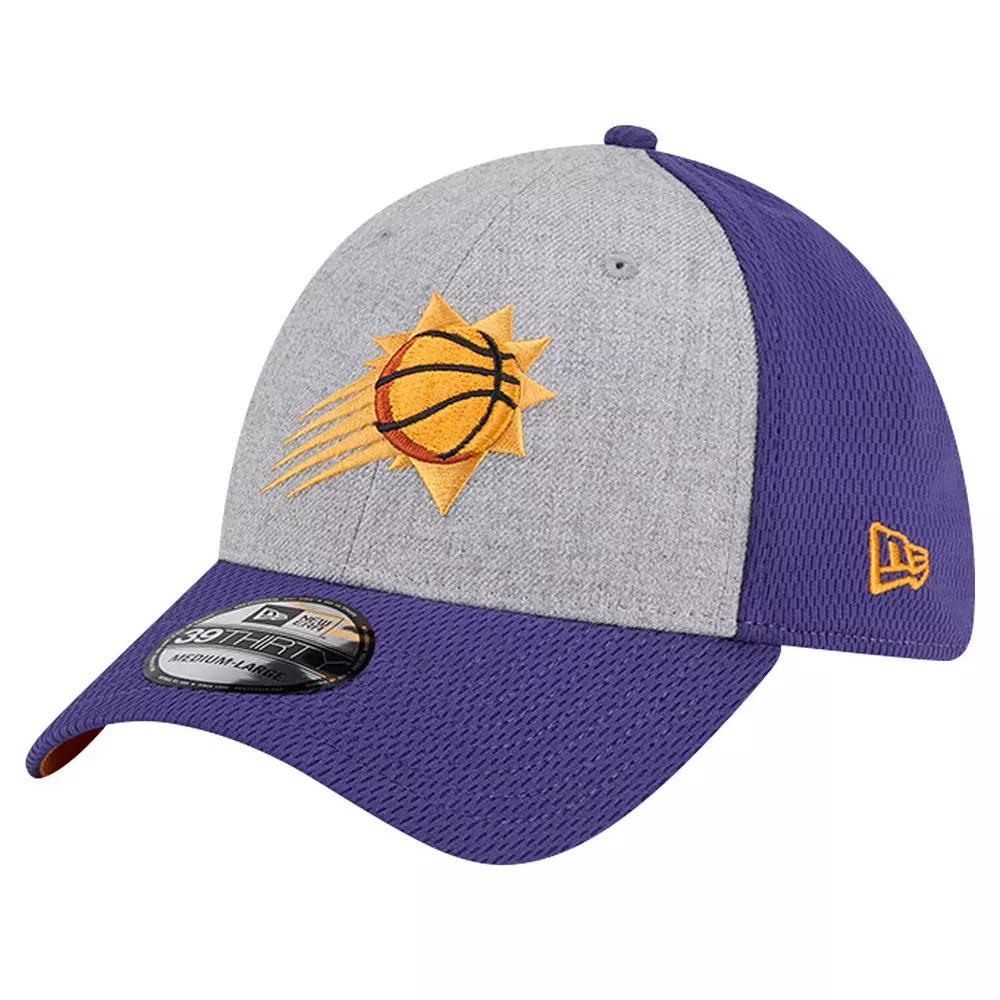 Men's New Era Heather Gray/Purple Phoenix Suns Two-Tone 39THIRTY Flex Hat, Size: Small/Medium, Phx Grey Product Image