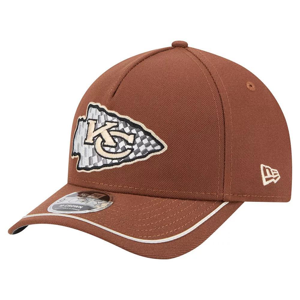 Men's New Era  Brown Kansas City Chiefs Motorsport 9FORTY Adjustable Hat Product Image