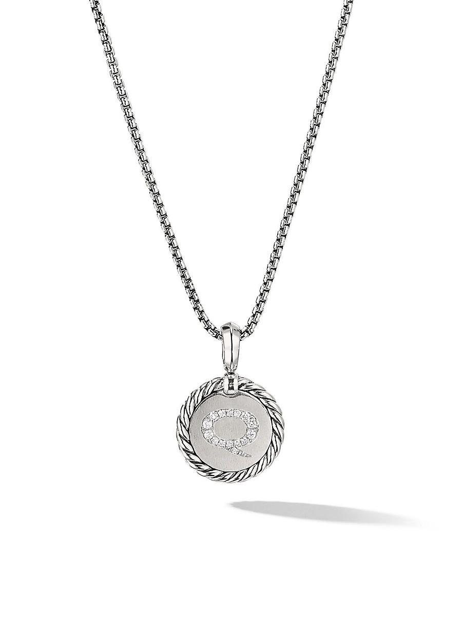 David Yurman Sterling Silver Cable Collectibles Initial Charm Product Image