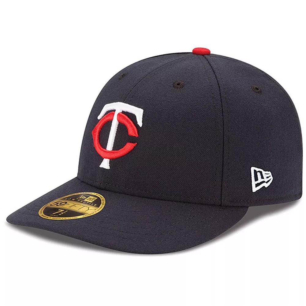 Men's New Era Navy Minnesota Twins Authentic Collection On Field Low Profile Home 59FIFTY Fitted Hat, Size: 7, Blue Product Image