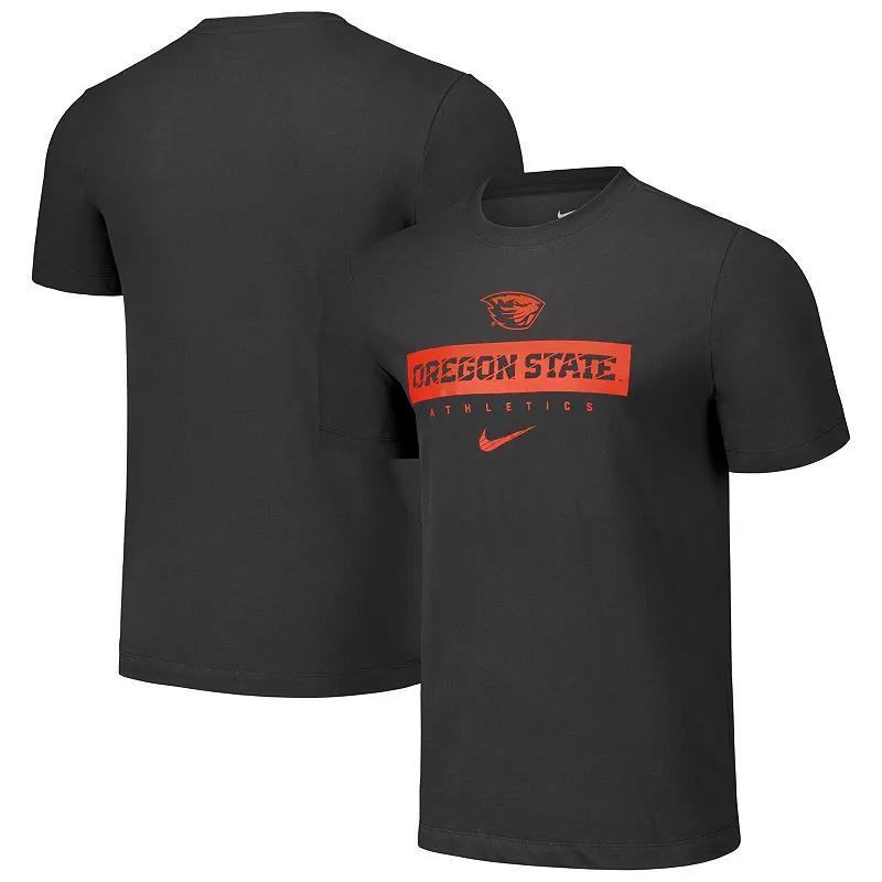 Mens Nike Anthracite Oregon State Beavers 2024 Sideline Performance T-Shirt Product Image